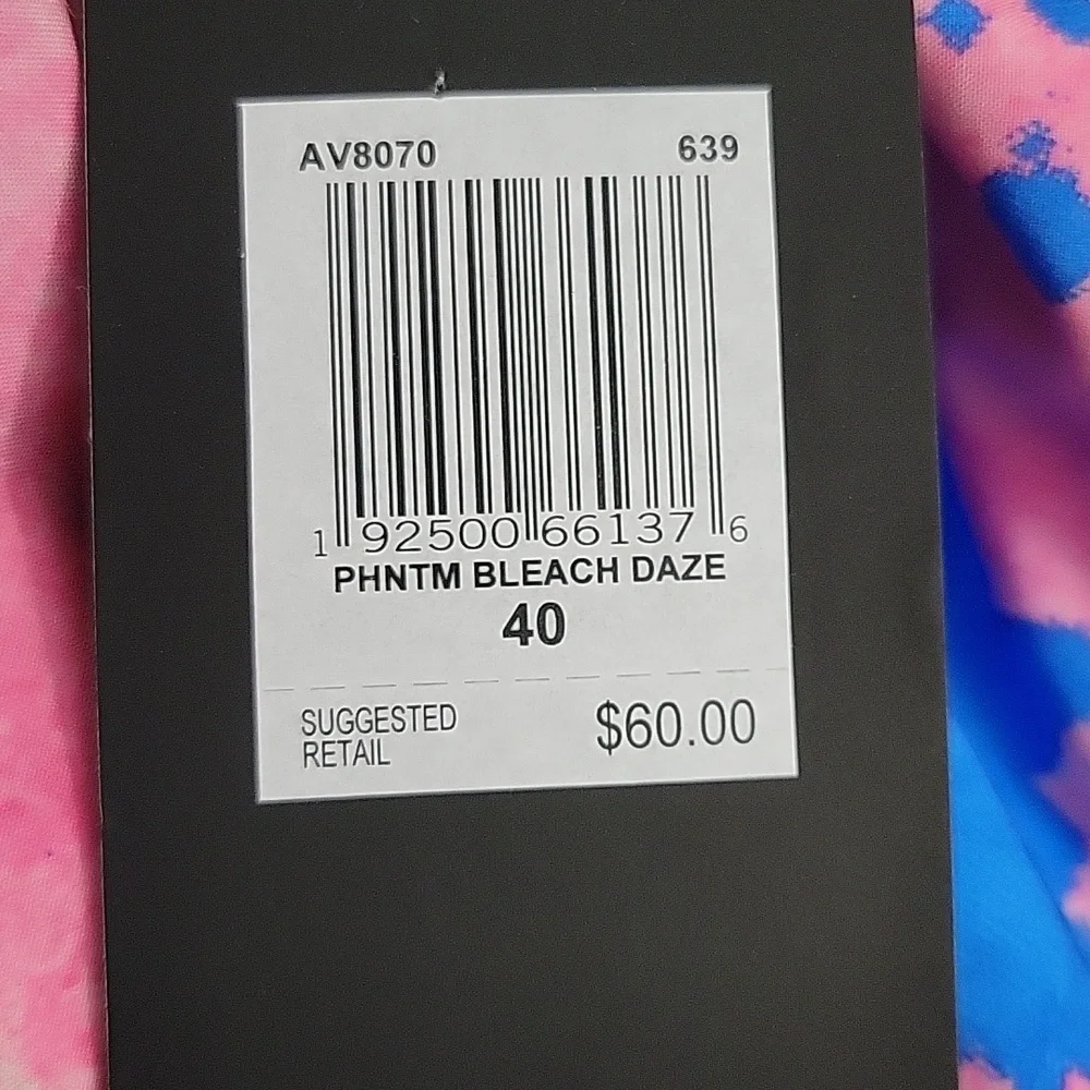 NWT Hurley Phantom Beach Daze Board Shorts Size 40 Pink and White - Picture 10 of 10